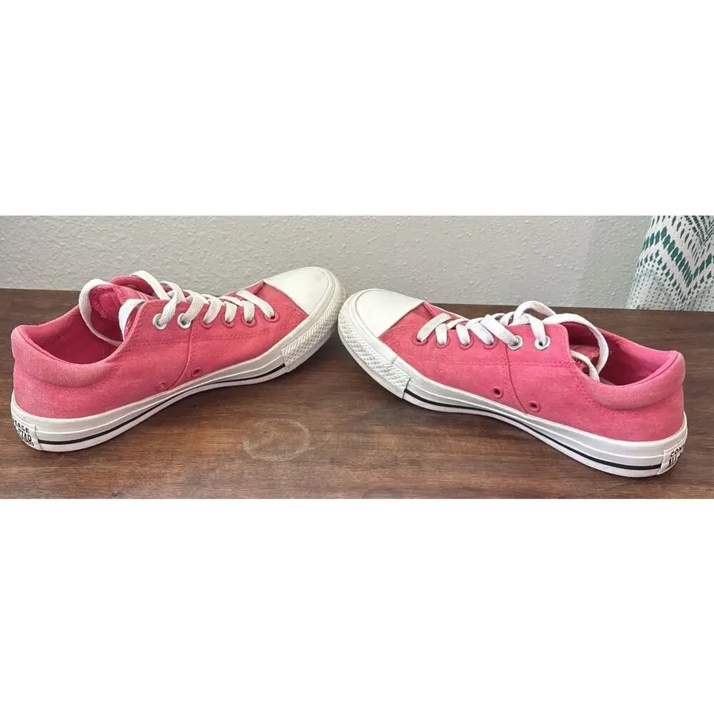 Converse Canvas Pink Coral All Star Chuck Taylor Low US Size 8 Athleisure Summer